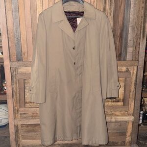 London Towne Classic Beige Trench Coat